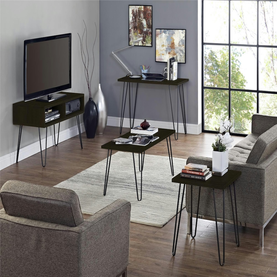 image 1 of Binz Cabinet with  1Door and 1 drawer in White Oak White | White/Oak