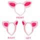image 5 of Pig Fancy Dress Set – Headband with Ears, Nose & Tail Costume Kit N/A | One Size