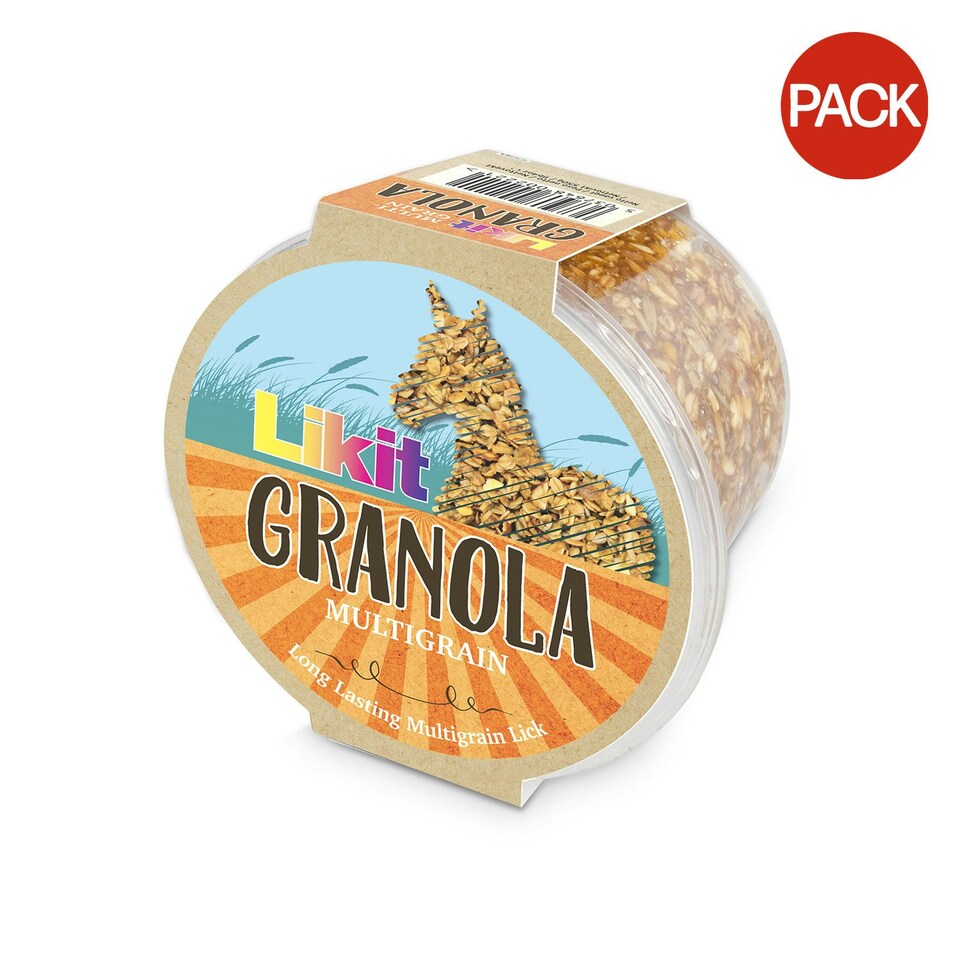 Likit Granola Horse Treat (Pack Of 8) - Multicoloured - 550g