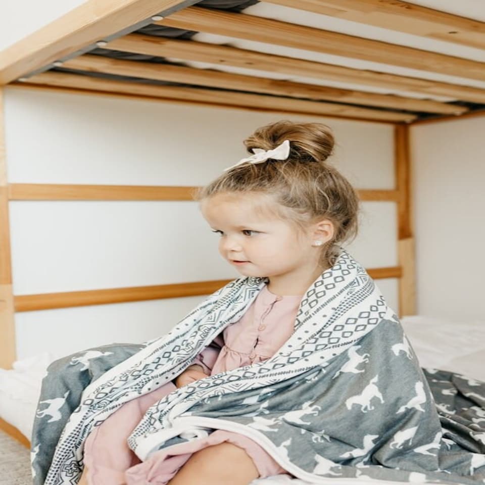 image 1 of Copper Pearl 3 Layer Quilt Colt