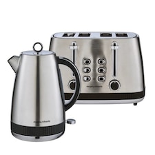 Morphy Richards Mexborough Kettle & Toaster Bundle Black Trim