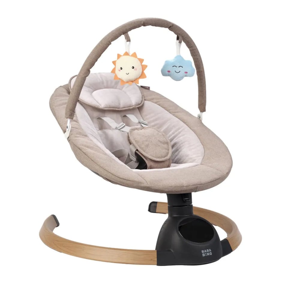 image 1 of Bababing Hub 2 Electric Baby Swing Bluetooth-Enabled Automatic Rocker