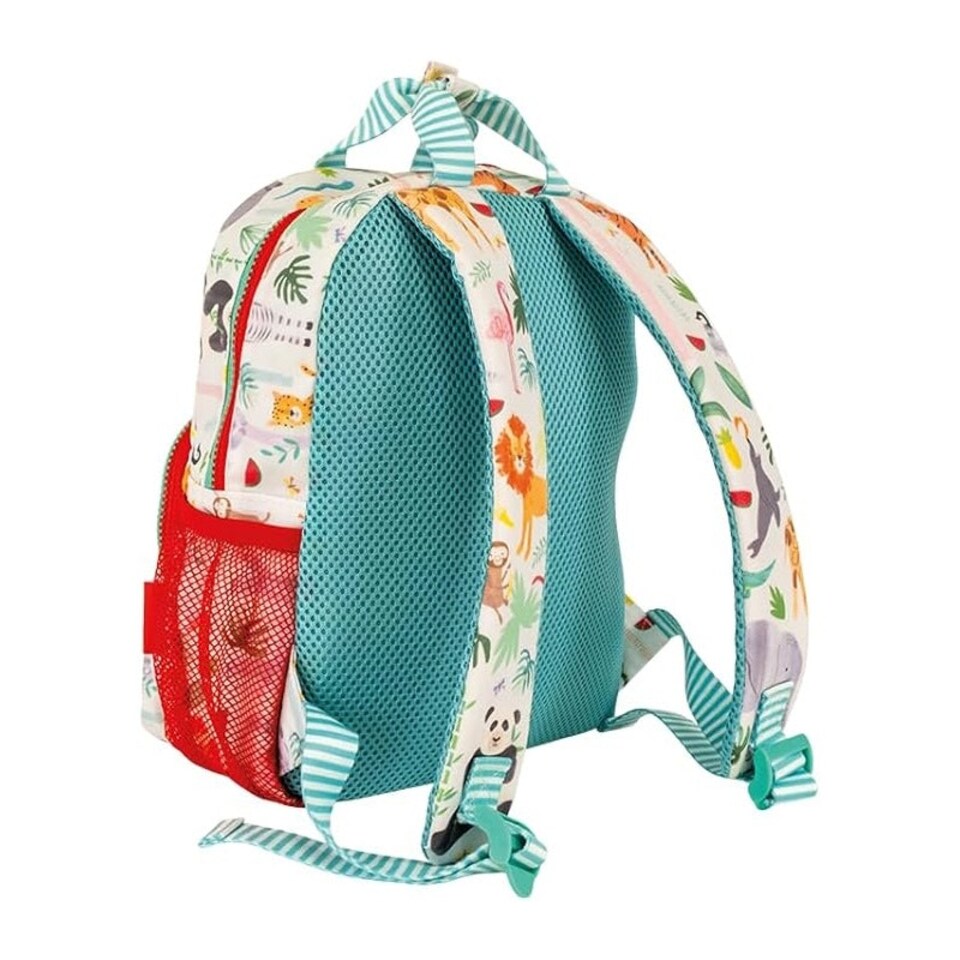 image 1 of Floss & Rock Children's Backpack - Jungle Animal | Multi