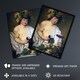 image 2 of Bacchus Roman Mythology God Caravaggio Framed Wall Art Print 12X16"