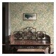 image 3 of Holden Décor Eastern Horizons Scenic Bird Trail Wallpaper - Teal/Orange - 10.05m x 0.53m Green