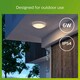 image 4 of Philips LED Doris 6W Ceiling Light White