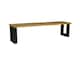 image 2 of Induse Bench - Mango Wood/Iron - L44 x W140 x H45 cm - Mango PP Saw Finish | Brown