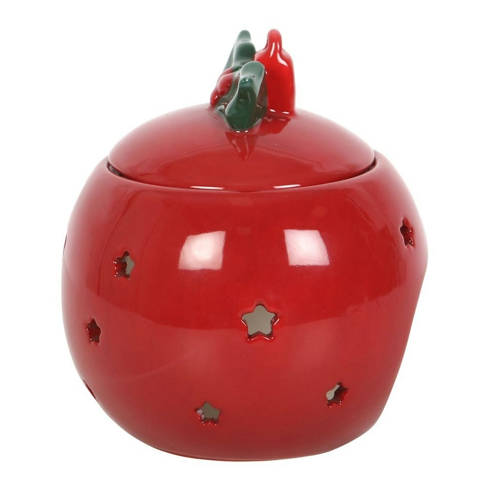 image 1 of Something Different Bauble Oil Burner - Red - One Size