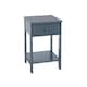 image 6 of Options 1 Drawer Petite Bedside Cabinet - Shaker-Style Nightstand for Bedrooms | Blue | Blue | 1