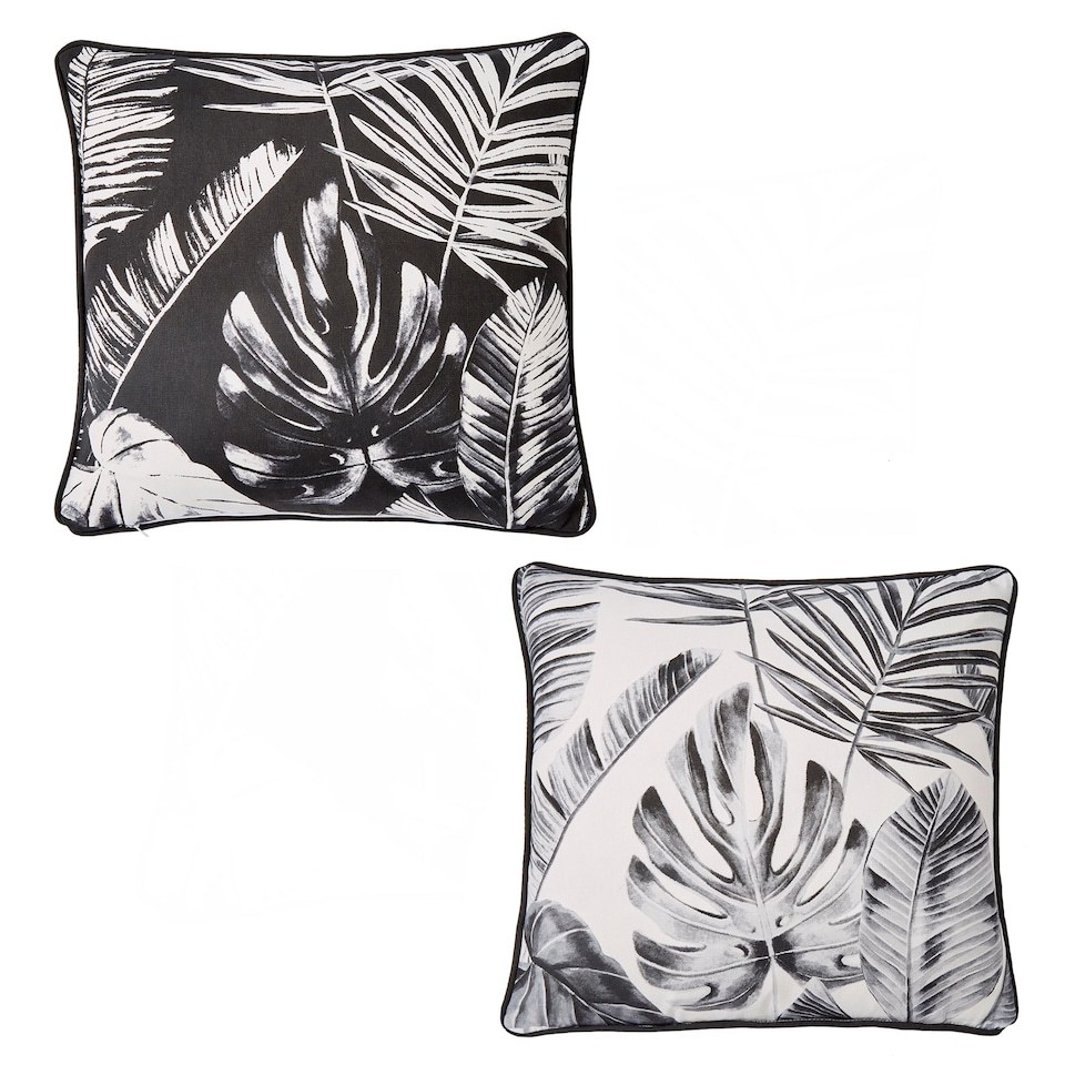image 1 of D & D Tahiti Outdoor Filled Cushion Silver