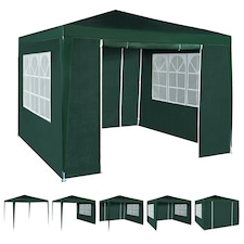 MCC Direct 3x3 Event Gazebo Green with Sides | Green | Green