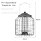 image 2 of Squirrel Proof Hanging Bird Nut Peanut Feeder Heavy Duty Garden Wild Birds
