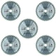 image 1 of Circular Saw Blade 165mm x 16 / 20mm 40 Teeth TCT Cutting Disc Wood 5pc