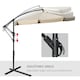 image 4 of Outsunny 2.7m Garden Cantilever Banana Parasol Sun Shade w/ Crank, Light Brown