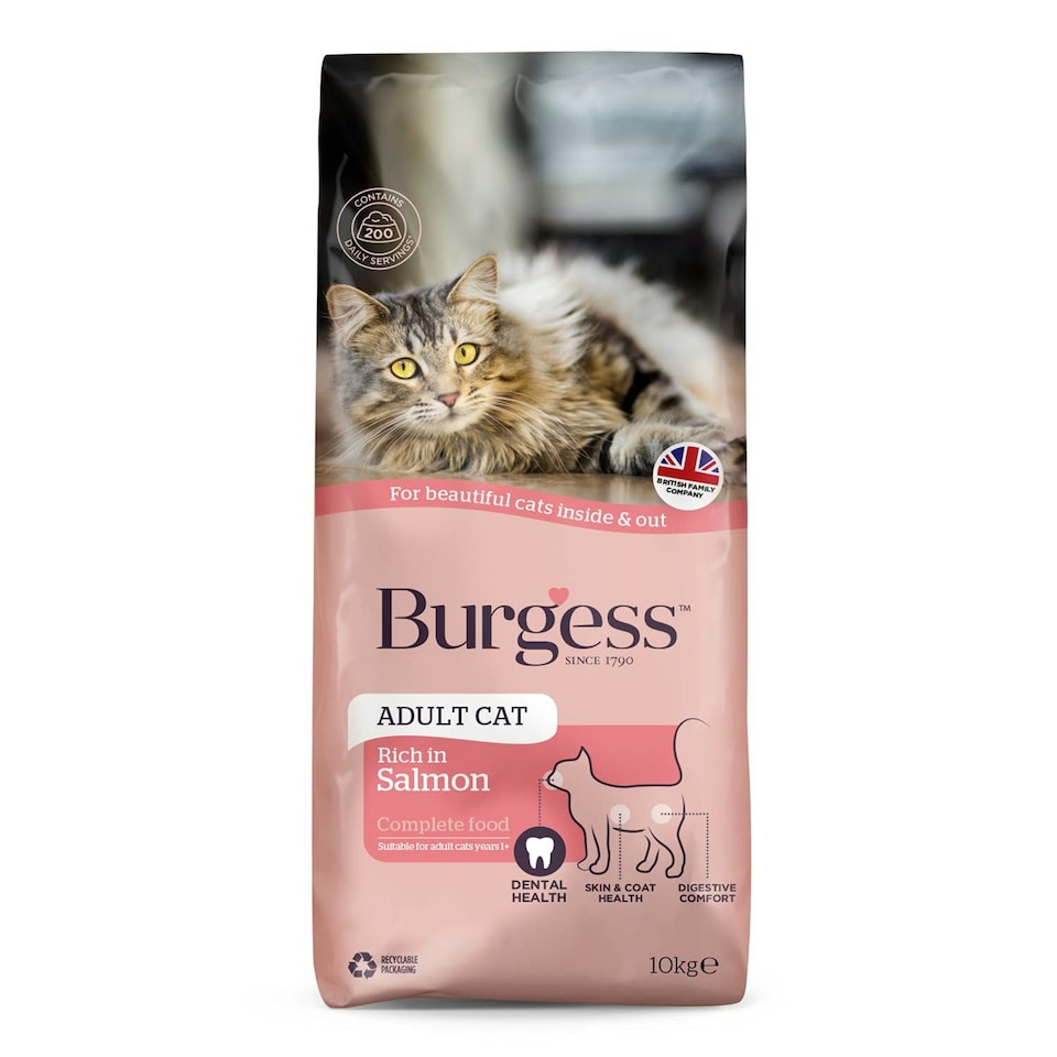 image 1 of Burgess Adult Cat Scottish Salmon - 10KG