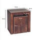 image 2 of Toko Dark Mango Cubed Nest of 2 Tables - Solid Mango Wood - L35 x W51 x H55 cm