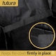 image 6 of Futura Premium Waterproof BBQ Cover 163x71x112cm Large Outdoor Barbecue Grills Cover 600D | Black | Black | 1