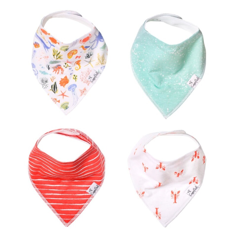 image 1 of Copper Pearl Bibs Nautical 4Pk