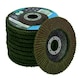 image 2 of 10 x Flap Discs 40 Grit Angle Grinder 4.5" (115mm) Flat Sanding Grinding TE230