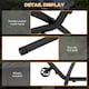 image 5 of Outsunny Hammock Stand w/ Wheels, Adjustable Hammock Stand w/ Carry Bag, Black | Black