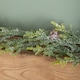 image 7 of 160cm Realistic Look Christmas Green Spruce Garland with Frosting and Plastic Pine Cones