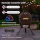 image 5 of Kamado 13" Ceramic BBQ Grill Smoker Charcoal Cooking Oven Portable