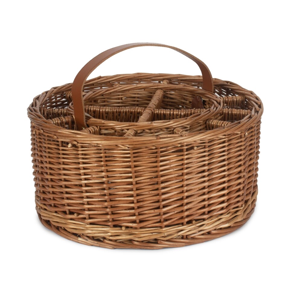 image 1 of Wicker Light Steamed Garden Party Basket