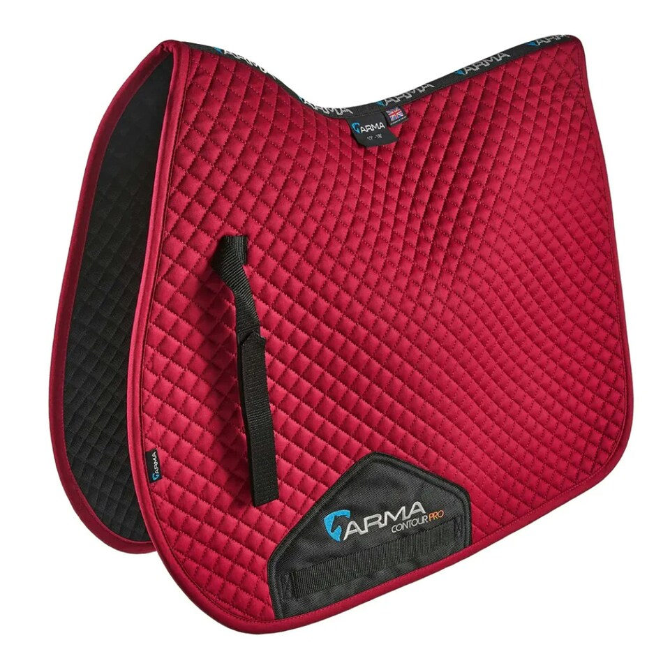 Performance Horse Saddlecloth - Raspberry - 15in - 16.5in