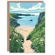 image 1 of Barafundle Bay Seaside Spring Flowers Wales Him Her Birthday Card