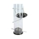 image 3 of 2PK Small Deluxe Bird Feeder Nyjer Seed Holder Hanging Feed Station Wild Birds
