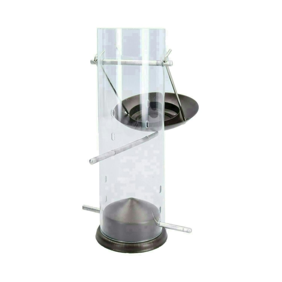 image 1 of 2PK Small Deluxe Bird Feeder Nyjer Seed Holder Hanging Feed Station Wild Birds