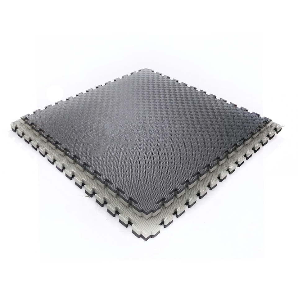 image 1 of 40mm Premium Reversible EVA Tatami Foam Mats Black | Pack of 1