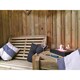 image 4 of 4 Seasons Garden Room - Installation Incl. - L150 x W290 x H205 cm - Assembly Incl. - Set of Waterproof Cushions Included | Brown