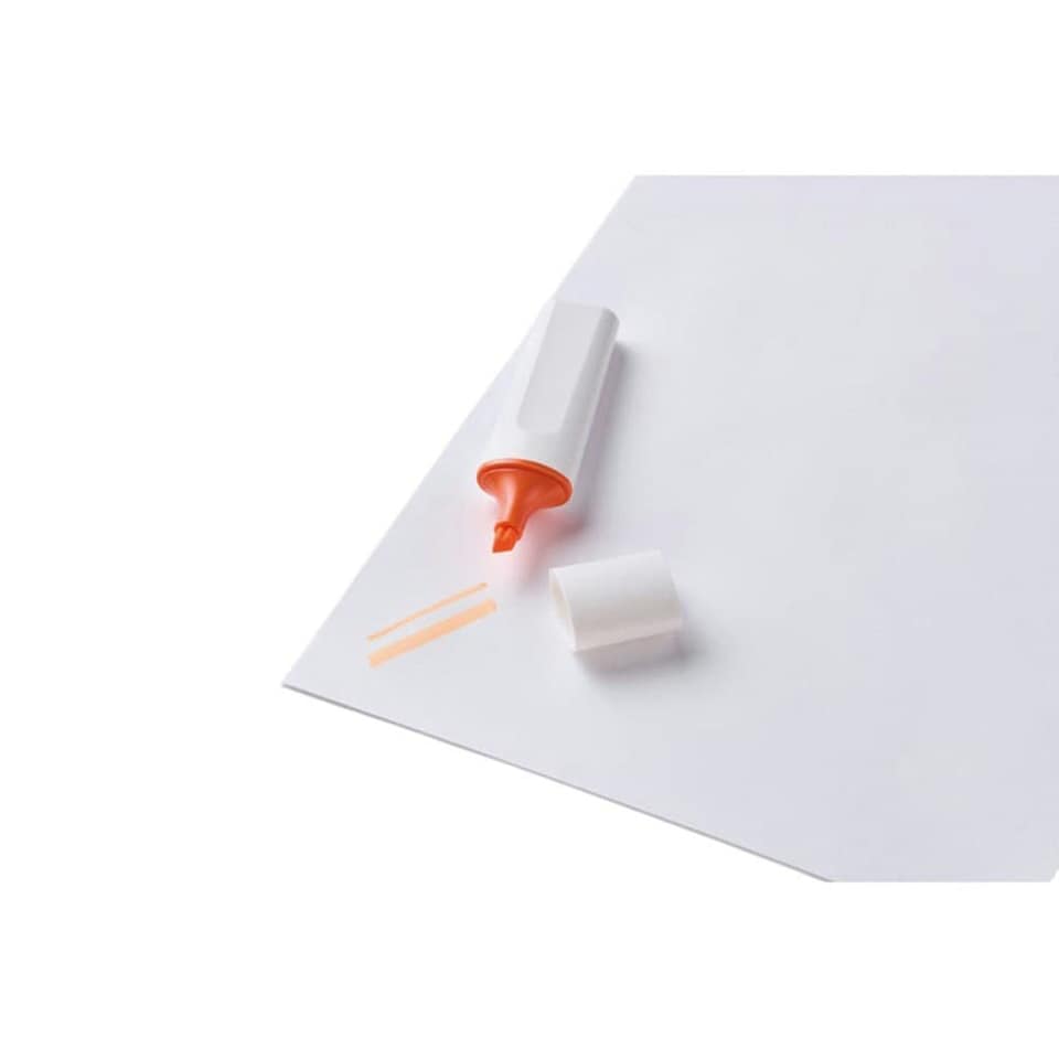 image 1 of MidOcean Lit RPET Highlighter - Neon Orange - One Size