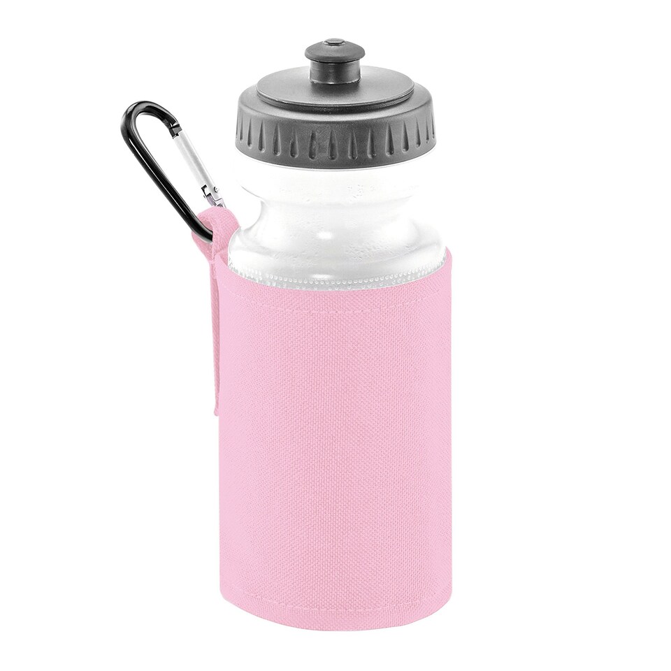 image 1 of Quadra Water Bottle And Fabric Sleeve Holder - Classic Pink - One Size