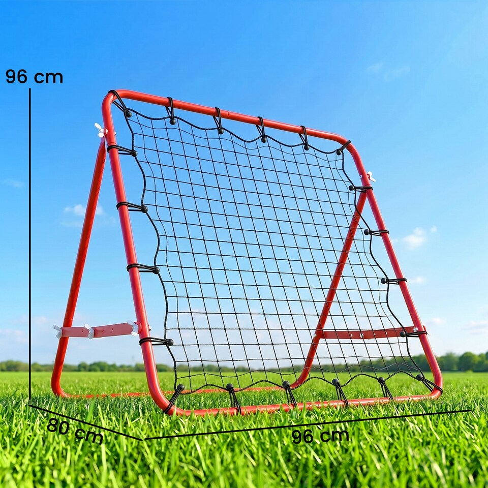 image 1 of HOMCOM Rebounder Net Goal for Kids, Adults, Baseball, Football Training