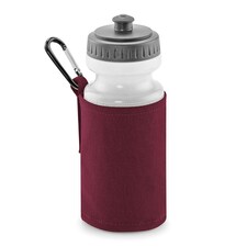 Quadra Water Bottle and Holder - Burgundy - One Size