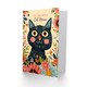 image 2 of Mothers Day Card Floral Best Cat Mum Card