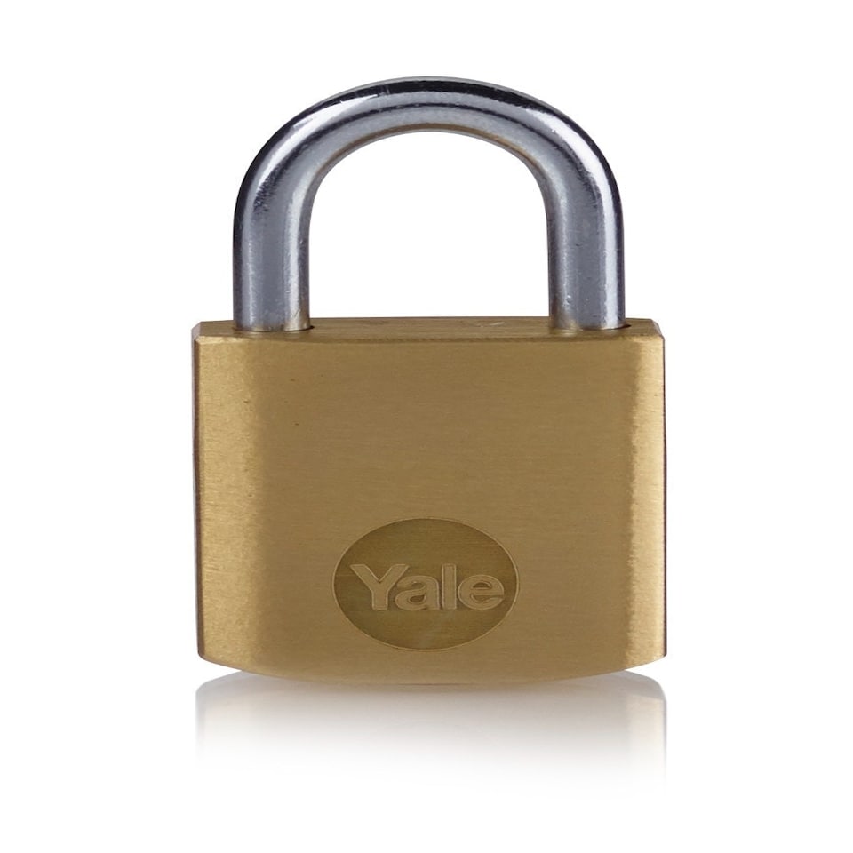 image 1 of YALE BRASS PADLOCK 25MM (PACK OF 2)
