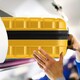 image 5 of 55x40x20cm Ryanair (Priority) TUI, Carry on Cabin Suitcase Hard Shell Approved for 60+ Airlines Yellow | Yellow/Black | Cabin Bag