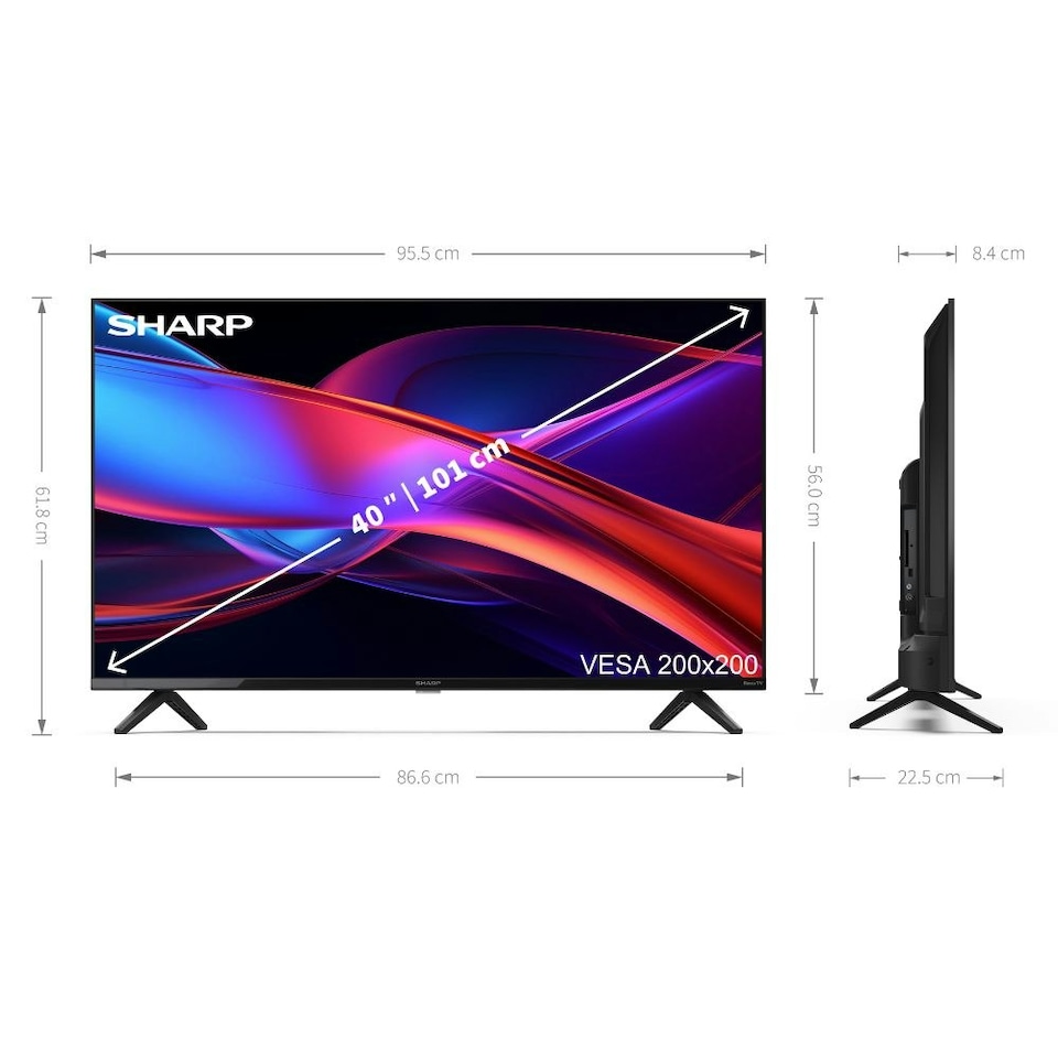 image 1 of SHARP 40GD2225K 40" Full HD LED Roku TV