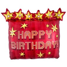 TNT Party Happy Birthday Dynamite Helium Foil Shaped Balloon 63cm / 25 in
