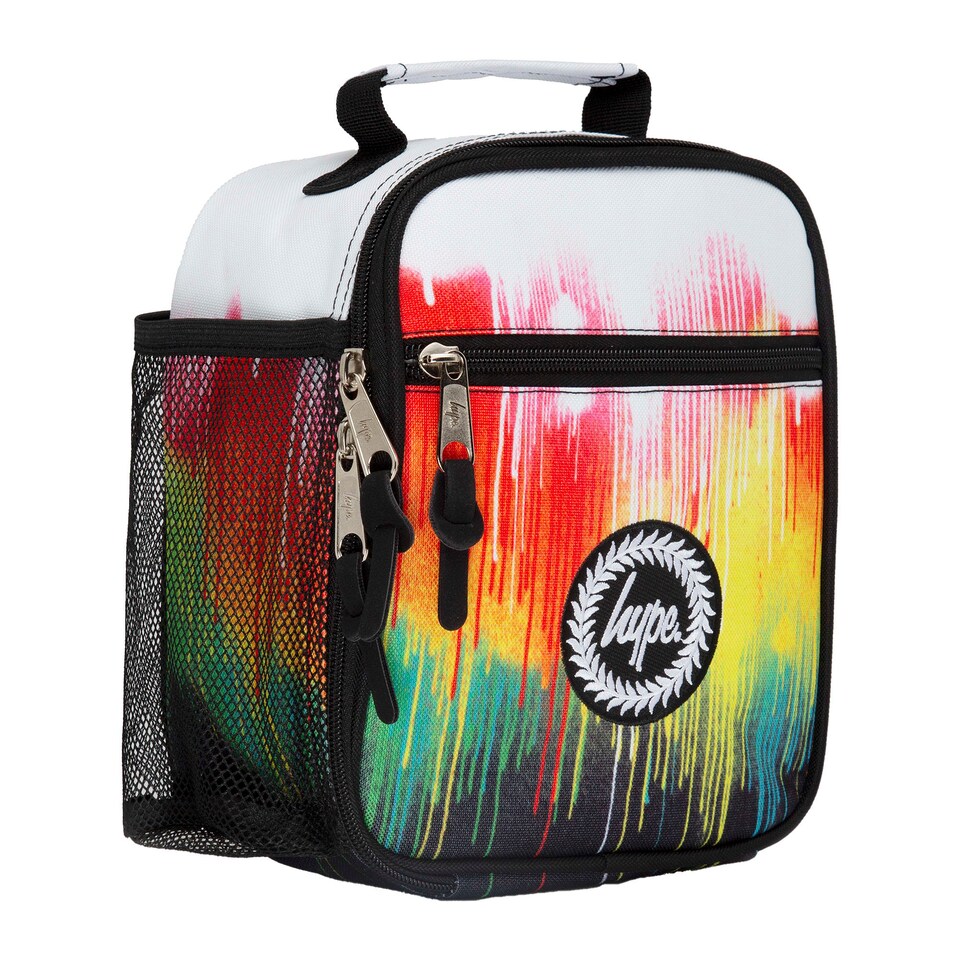 image 1 of Kids Lunch Bag Multi Colour Drips | Thermal Insulated School Lunch Box 4.5L | Multi | Multi | One Size | 1