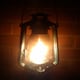 image 4 of 12" Paraffin Hurricane Camping Lantern Light in Silver