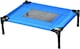 image 4 of Actiaspet Elevated Dog Bed Oxford Mesh Pet Cot Indoor or Outdoor (Blue, Small)