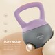 image 3 of SPORTNOW 8KG Kettlebell with Soft Body and Non-Slip Handle, Yellow and Grey | Purple | Purple and Grey