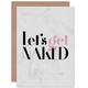 image 1 of Lets Get Naked Dusty Rose Greetings Card