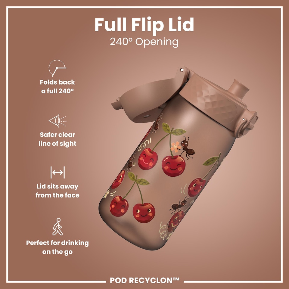 image 1 of Leak Proof Kids Water Bottle, BPA Free, 350ml (12oz)