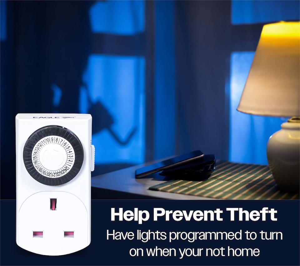 image 1 of Plug In Mechanical Daily Timer, 3 Pack