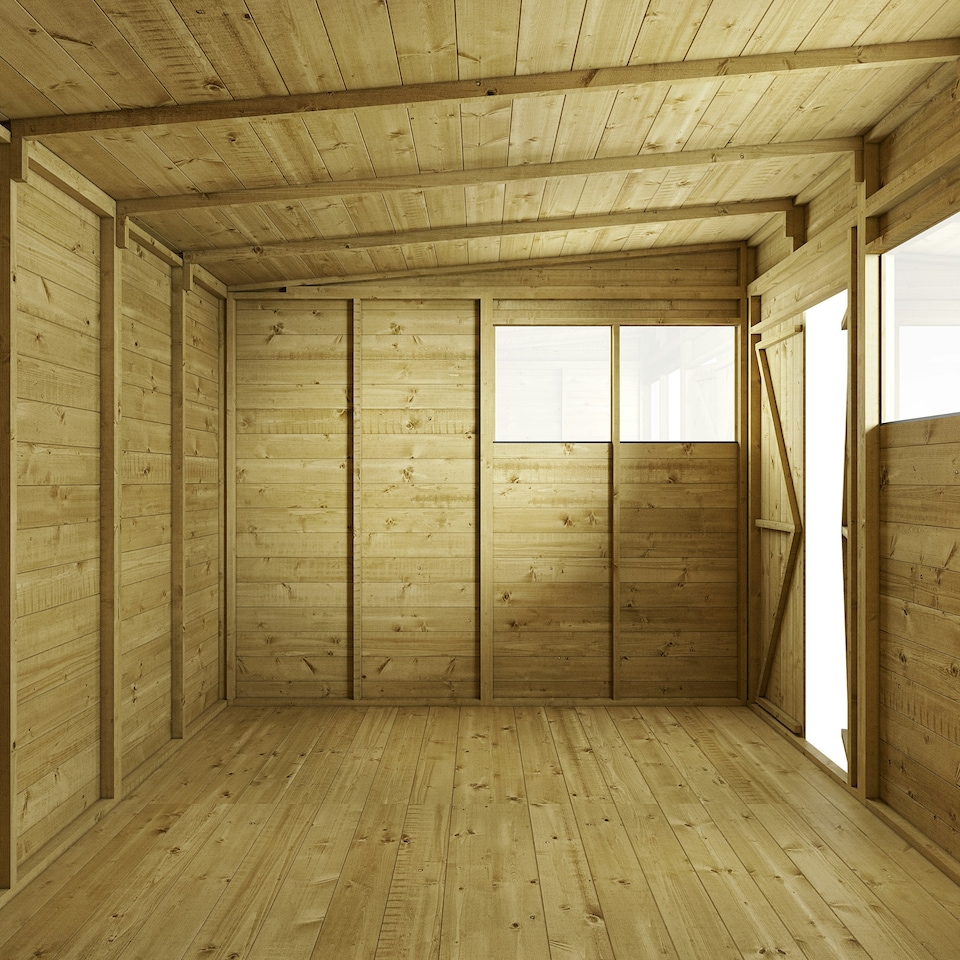 image 1 of Store More Tongue and Groove Pent Shed - 10x8 Windowed